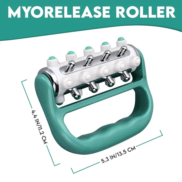 1PCS Lymphatic Drainage Massager,Ultimate Fascia Release& Scar Tissue Massage Tool,Personal Handheld Massage Roller for All Body 2