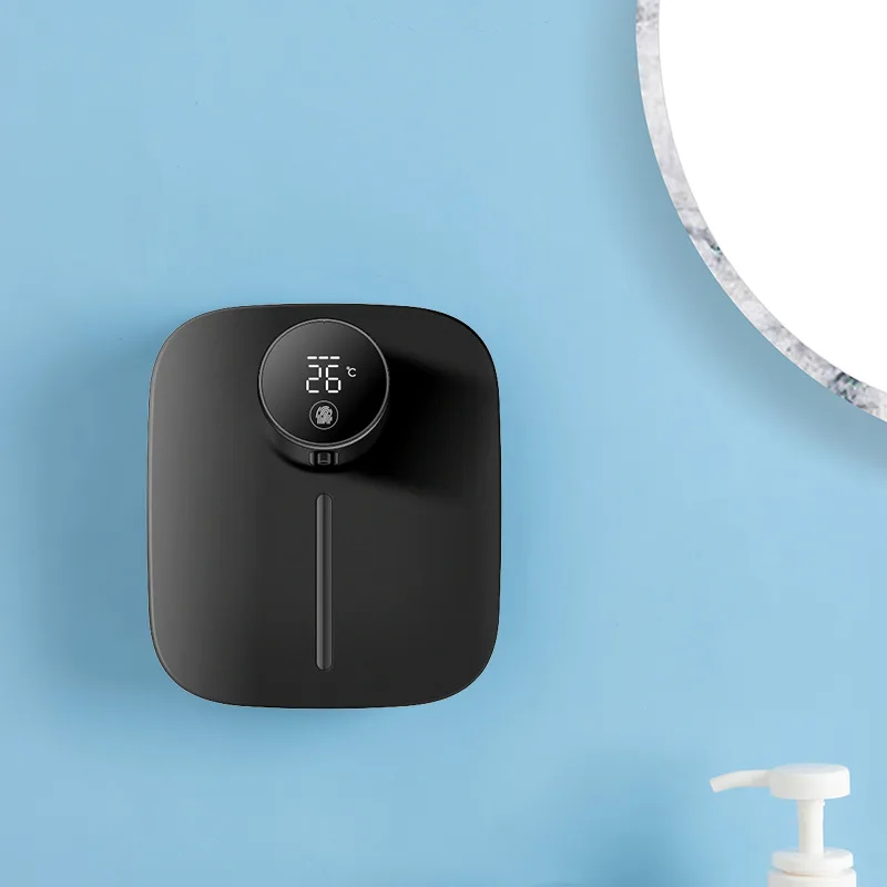 Smart Inductive Soap Dispenser USB Charging Waterproof Wall Mounted Foam Bathroom Supplies for Mobile Phone Washing