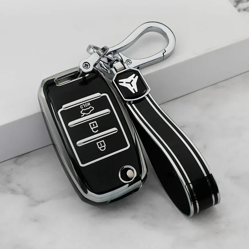 

TPU Car Flip Key Case Cover Shell Fob For KIA RIO 3 K2 K3 K4 K5 Sportege Picanto Optima Soul Ceed Sorento Forte Stinger Cerato