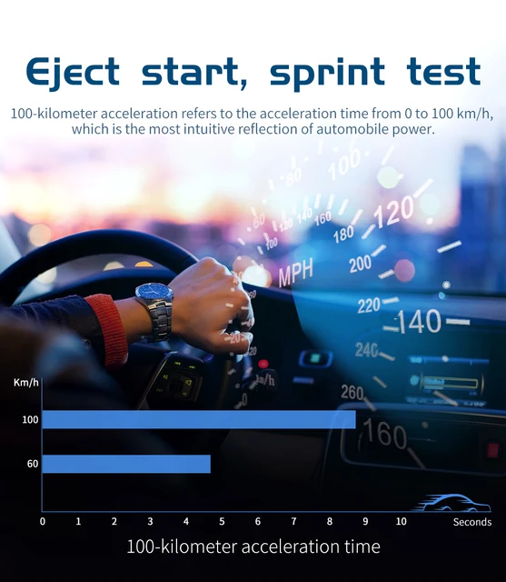 Acheter Compteur de vitesse à affichage tête haute G10, odomètre HUD  universel avec survitesse, Fatigue, alarme de conduite, affichage LED,  projecteur de pare-brise GPS