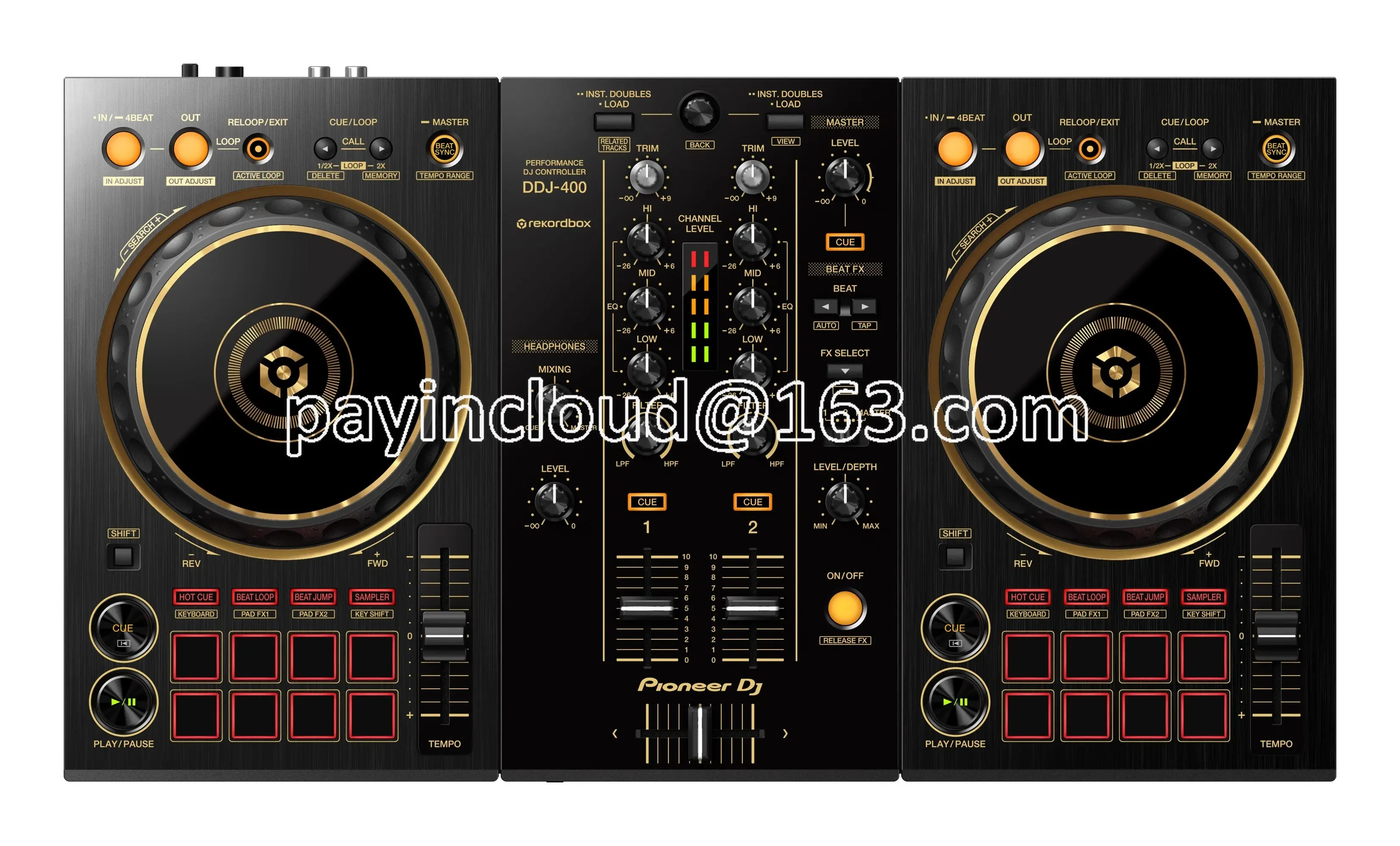 DDJ-400 sb3 Anfänger dj ddj controller eingang computer disk 