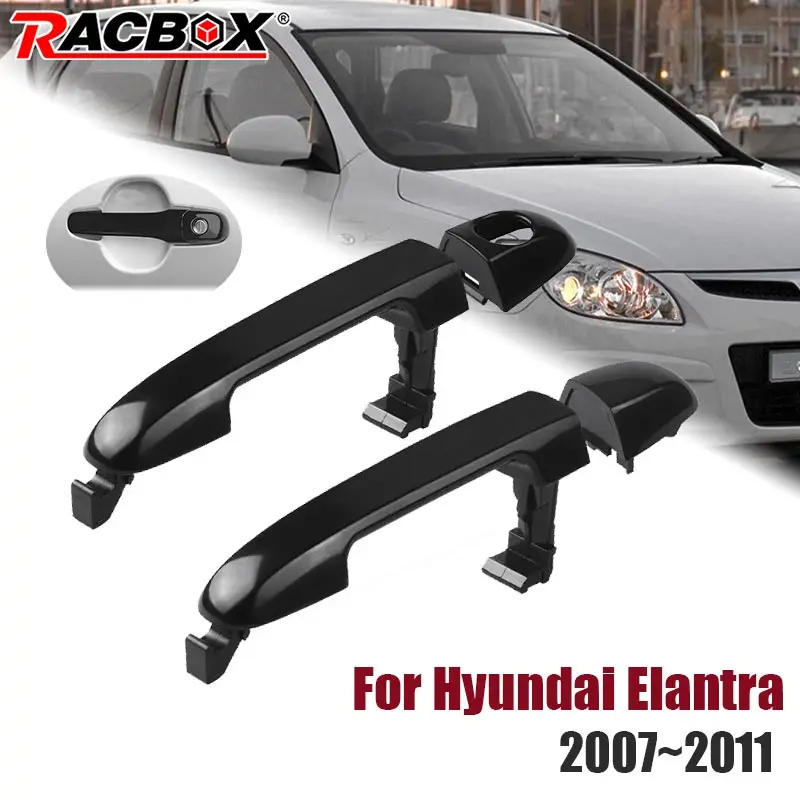 Black-Outer-Door-Handle-For-Hyundai-Elantra-I30-FD-2007-2008-2009-2010 ...