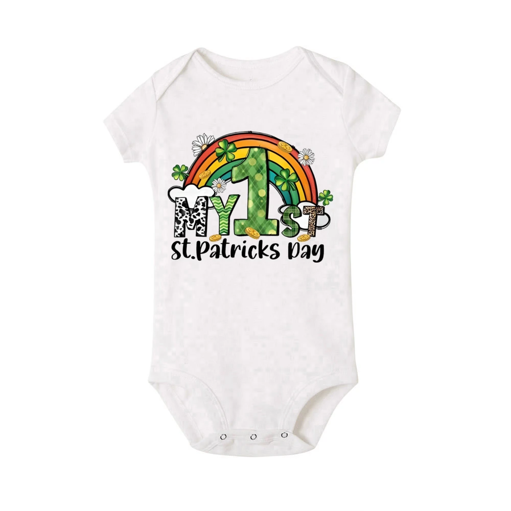 Baby's First St. Patrick’s Day Romper 3