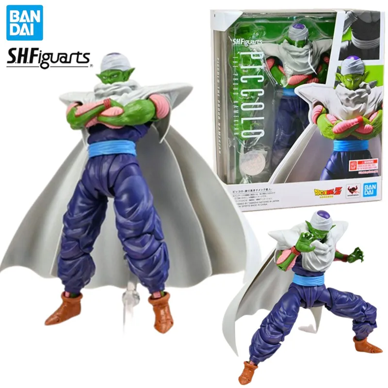 OriginalBANDAISHFiguartsDragonBallZPiccoloActionFigureSHFCapeSuperHeroPVCAnime
