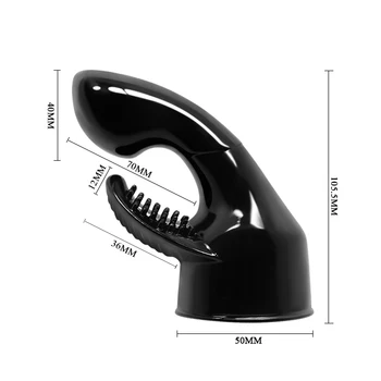 BAILE AV Vibrator Headgear G-spot Stimulator Female Masturbator Sex Products Magic Wand Vibrator Head Attachments Sex Toys 5