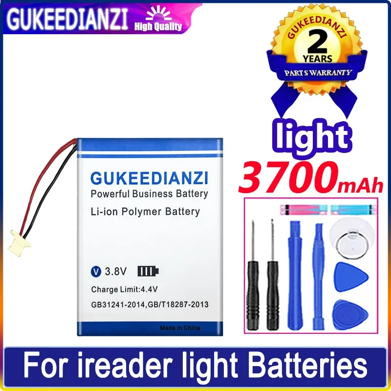 

GUKEEDIANZI Battery 3700mAh For ireader light Digital Bateria