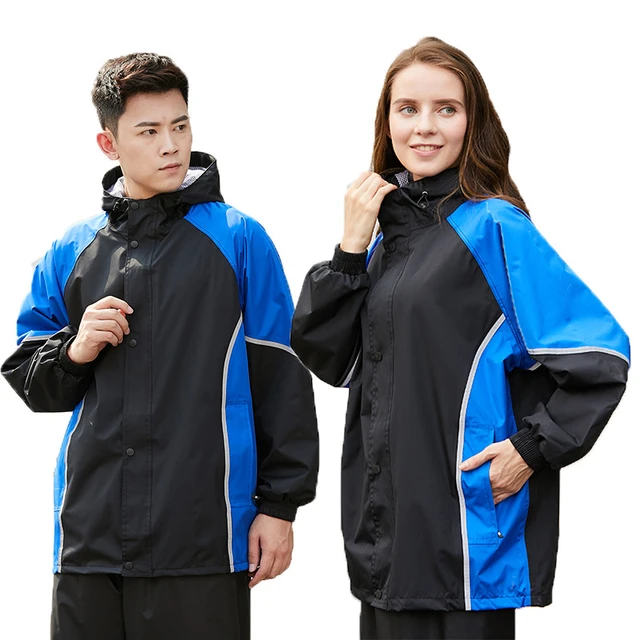 Conjunto de chaqueta reflectante para hombre y mujer, chaqueta y  pantalones, envío directo - AliExpress