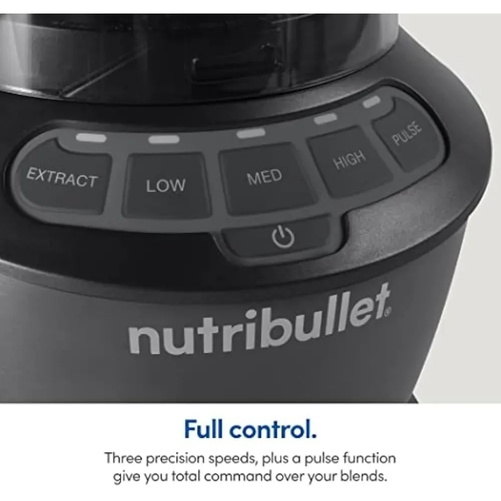 NutriBullet ZNBF30500Z Blender Combo 1200 Watt, 1200W, Dark Gray 5