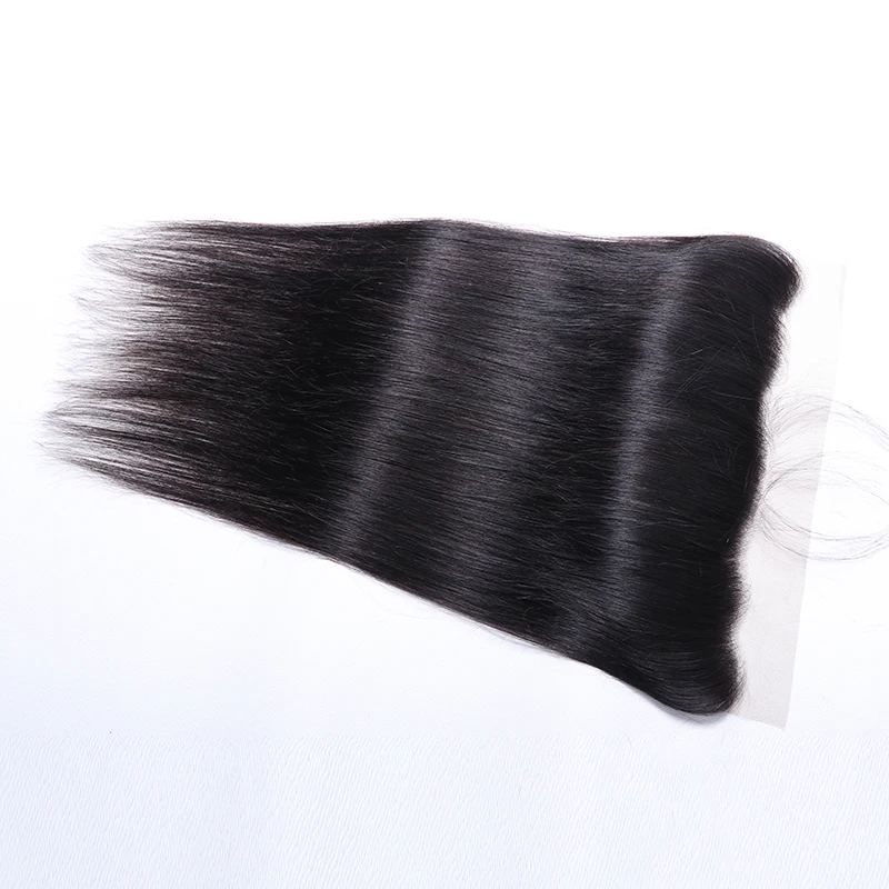 Human Hair Wigs Human Hair Lace Closure MDL Straight 100% Brazilian Human Hair 2x6 4x4 5x5 13x4 HD Lace Closure Frontal for Women Natural Black Color