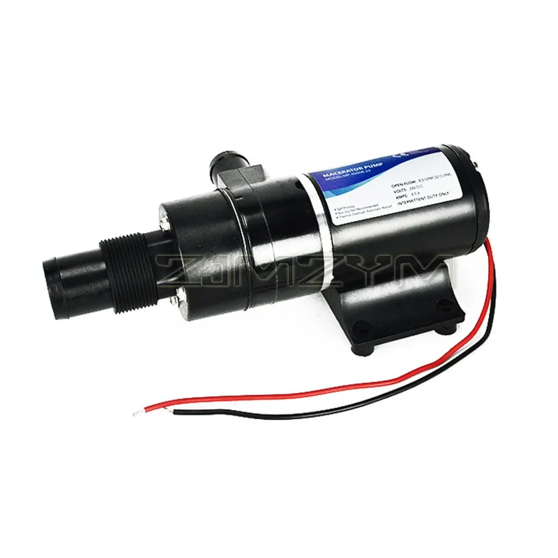 MP4500 Large Flow Unobstructed Sewage Pump Small 12V/24V DC Electric Toilet Cutting Type Crushing Toilet Kitchen Garbage Pump