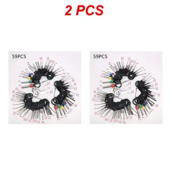 1/2PCS ยานยนต์ Plug Terminal ลบชุดเครื่องมือ Key Pin รถสายไฟ CRIMP Connector EXTRACTOR ชุดอุปกรณ์เสริม 7