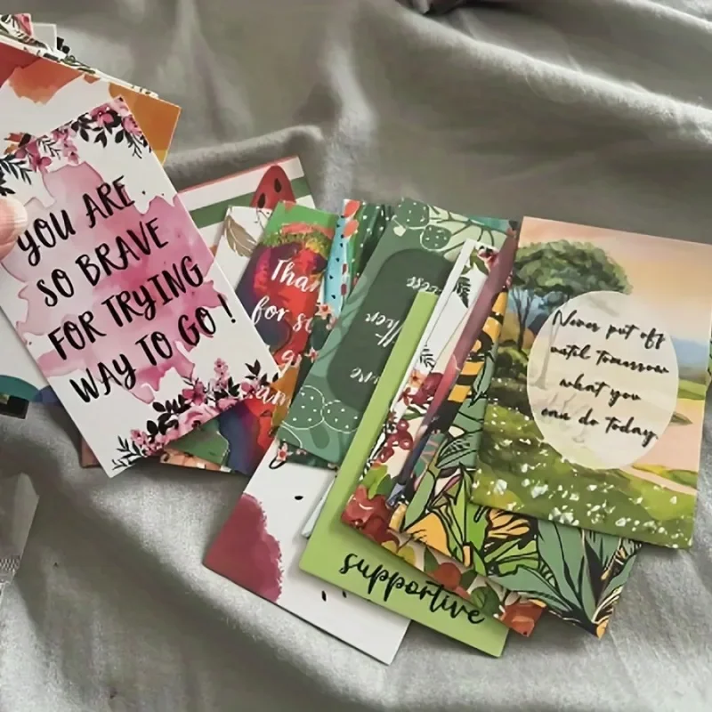 72-Piece Inspirational Greeting Card Set - Uplifting Messages