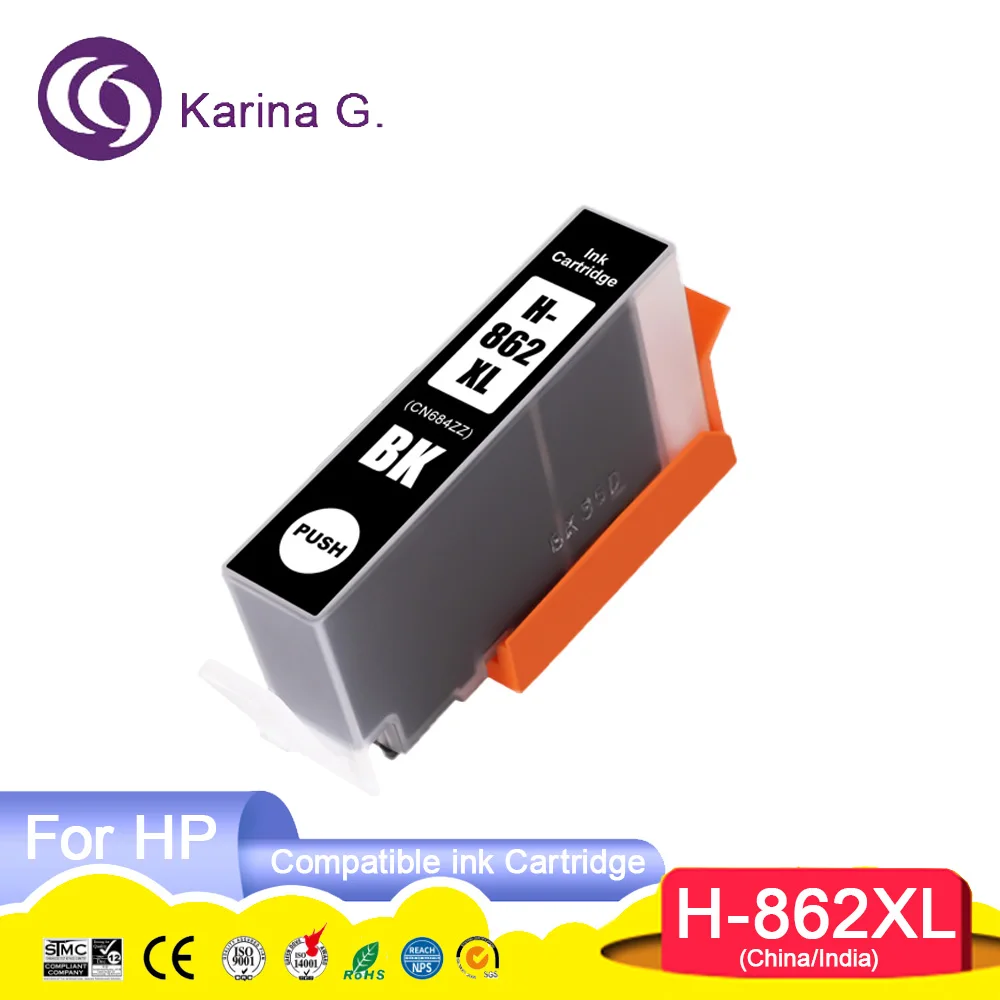 CN 862 XL 862XL Premium Compatible InkJet Ink Cartridge for 862 For 862XL for P