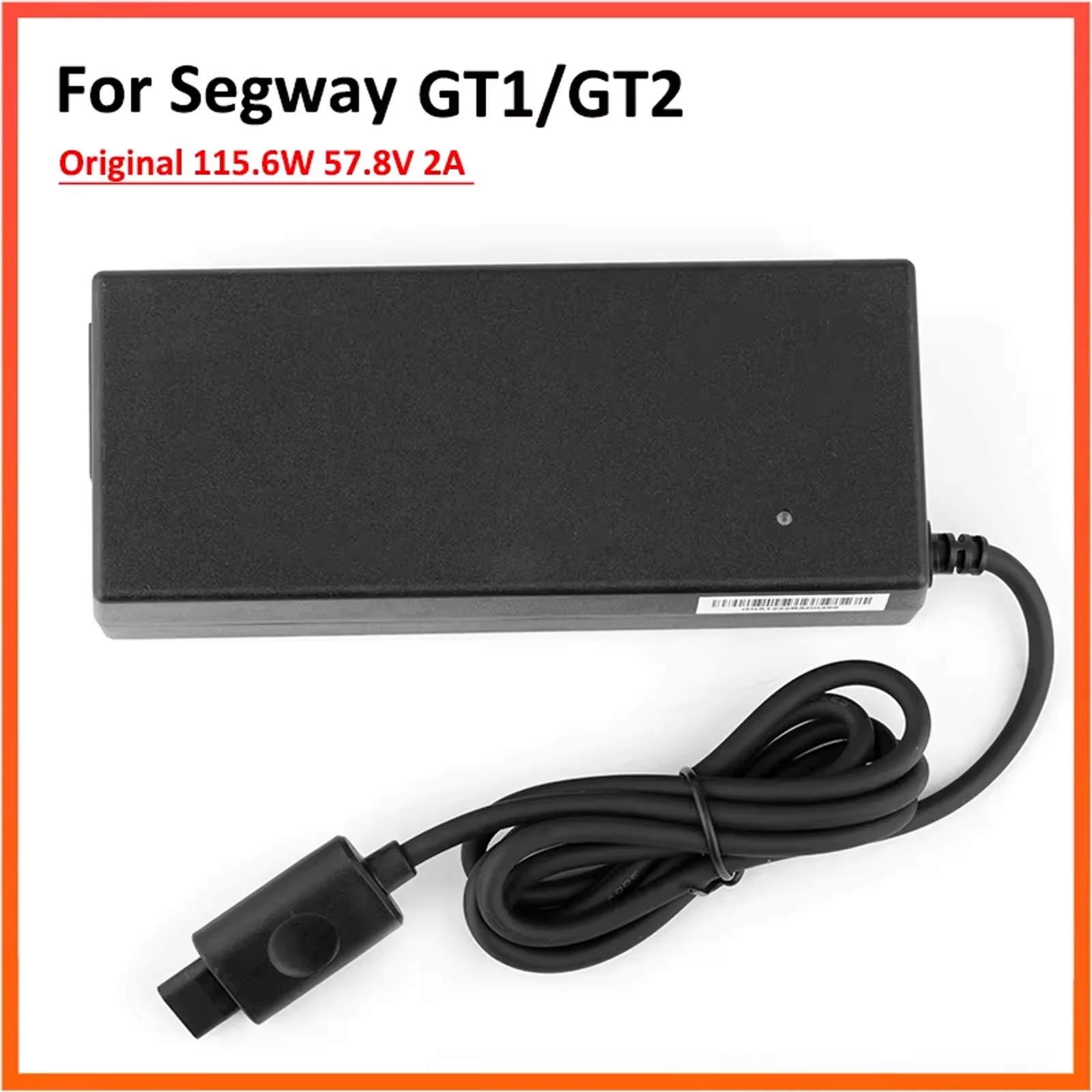 セグウェイ(バック、充電器) オリジナル115.6W 57.8V 2A充電器 セグウェイ GT1 GT2 スーパー