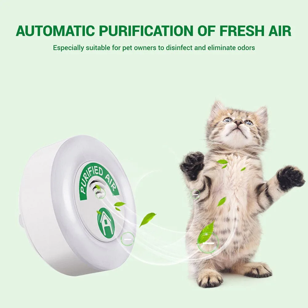 

Air Cleaner Air Fresh Purifier For Kitchen Study Room 1pcs 60x60x62mm 90V-250V ABS Negative Ion White Bathroom