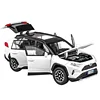 1:32 Toyota RAV4 SUV 2023 Alloy Model Car Toy Diecasts Metal Casting Sound and Light Pull Back Car Toys For Children Vehicle 3