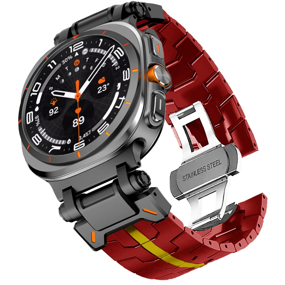 Luxury Stainless Steel Business Watch Band - No Gaps QuickFit Bracelet