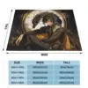 Genshin Impact Zhongli Blanket Flannel Textile Decor Anime Game Cartoon Portable Super Soft Throw Blanket for Home Car Quilt 6