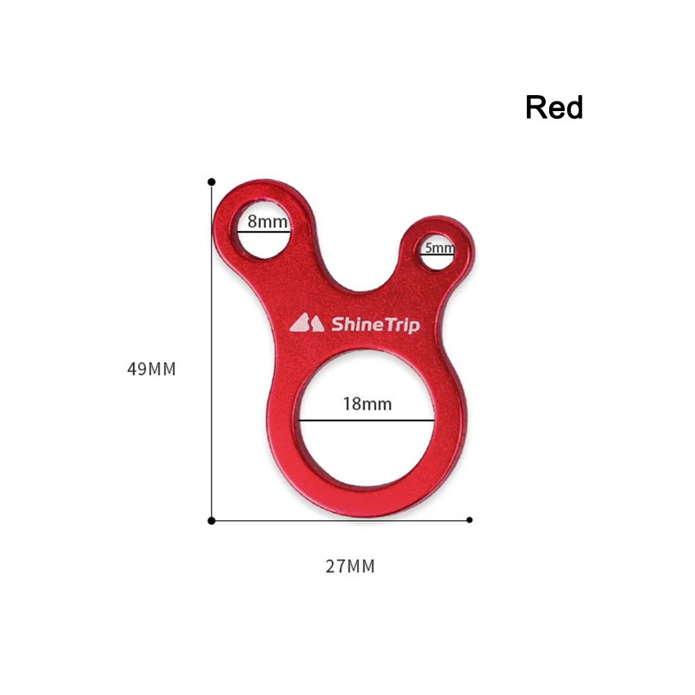 Tent Rope Buckle Aluminum Alloy Outdoor Camping Parachute Cord Buckle 3Hole Tensioners Fastener 10pcs