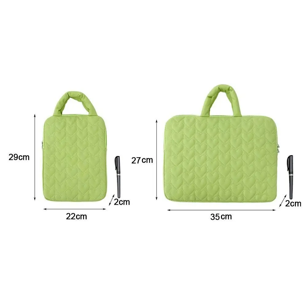 Loving Tablet Bag Large Capacity Shockproof Notebook Computer Case Waterproof Plush Lining Laptop Handbag for 11/13inch Office