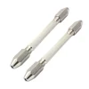 2 Pcs Hexagonal Double Ended Hand Drill Pin Vise Mini Bit Holder Brass High Speed Watch Repair Tool Ergonomic Non Grip For 4