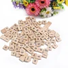 100 PCs Wooden Tiles Black Letters for Crafts 3