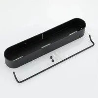 ติดผนังห้องน้ําชั้นเก็บ Non Perforated Space อลูมิเนียมห้องน้ํา Rack เครื่องสําอางชั้นวางอุปกรณ์ห้องน้ํา 4