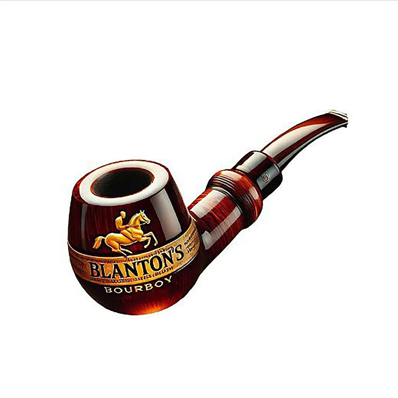Whiskey Classic Theme Pipe Vintage Handmade Wooden Tobacco Pipe Set Gift Lovers Fine Liquor and Handcrafted Items