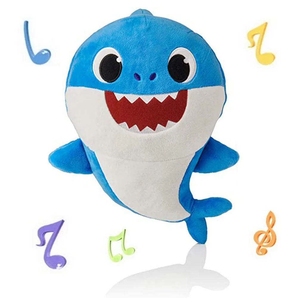 shark plush toy baby sharkes kawaii Enjoyfeel Soft plush sing English song  Cartoon Stuffed doll Boy Girl birthday Christmas gift