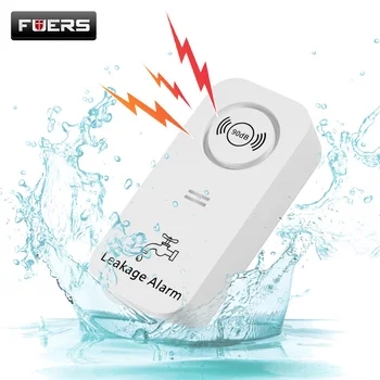 Fuers Water Leak Detector Alarm Sensitive Leak and Drip Alert with 90db Loud Home Security Overflow Sensor for Kitchen Bathroom 1