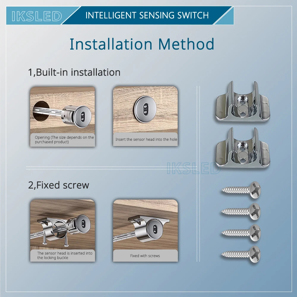 Touch-Activated Smart LED Sensor Light for Closets and Cabinets