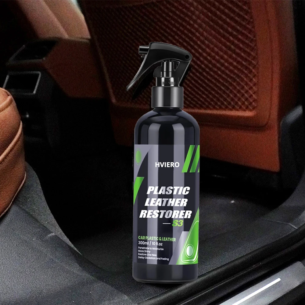 S3 50ml Cars Interior Parts Liquid Leather Plastic Renovator Refreshing Restorer Foam Cleaner Spray for Auto