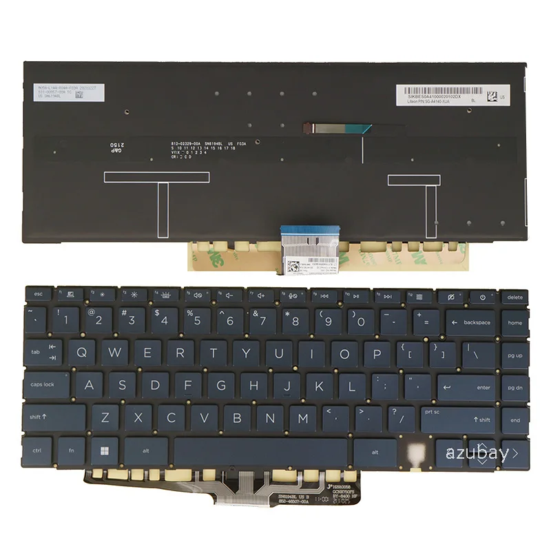 Teclado Portátil Retroiluminado para hp Spectre X360 14-ea 14-ea0000 14-ea1000 14-ea2000 14t-ea 14t-ea000 us uk Espanhol nw dk sd - Imagem 2