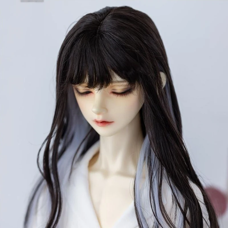 

Bjd Accessories Wig 1/31/4 1/4 Doll Milk Silk Soft Highlights Long Fake Hair