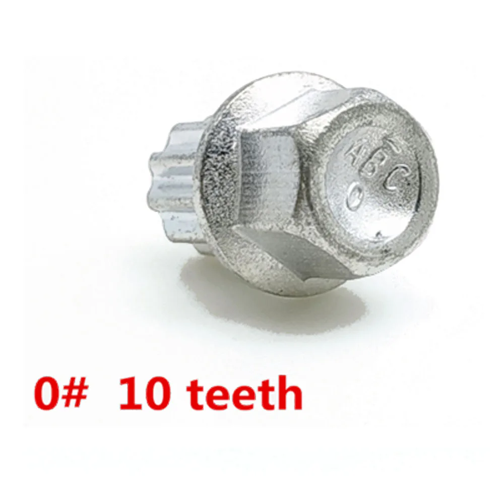 Wheel Bolt Nut Extractor 1 PCS New Anti-Theft Wheel Bolt Nut Wrench Adapter #0 To #9 For VW Golf Tourer Passat For Audi A4 A6 A8 TT 8D0 601 139F
