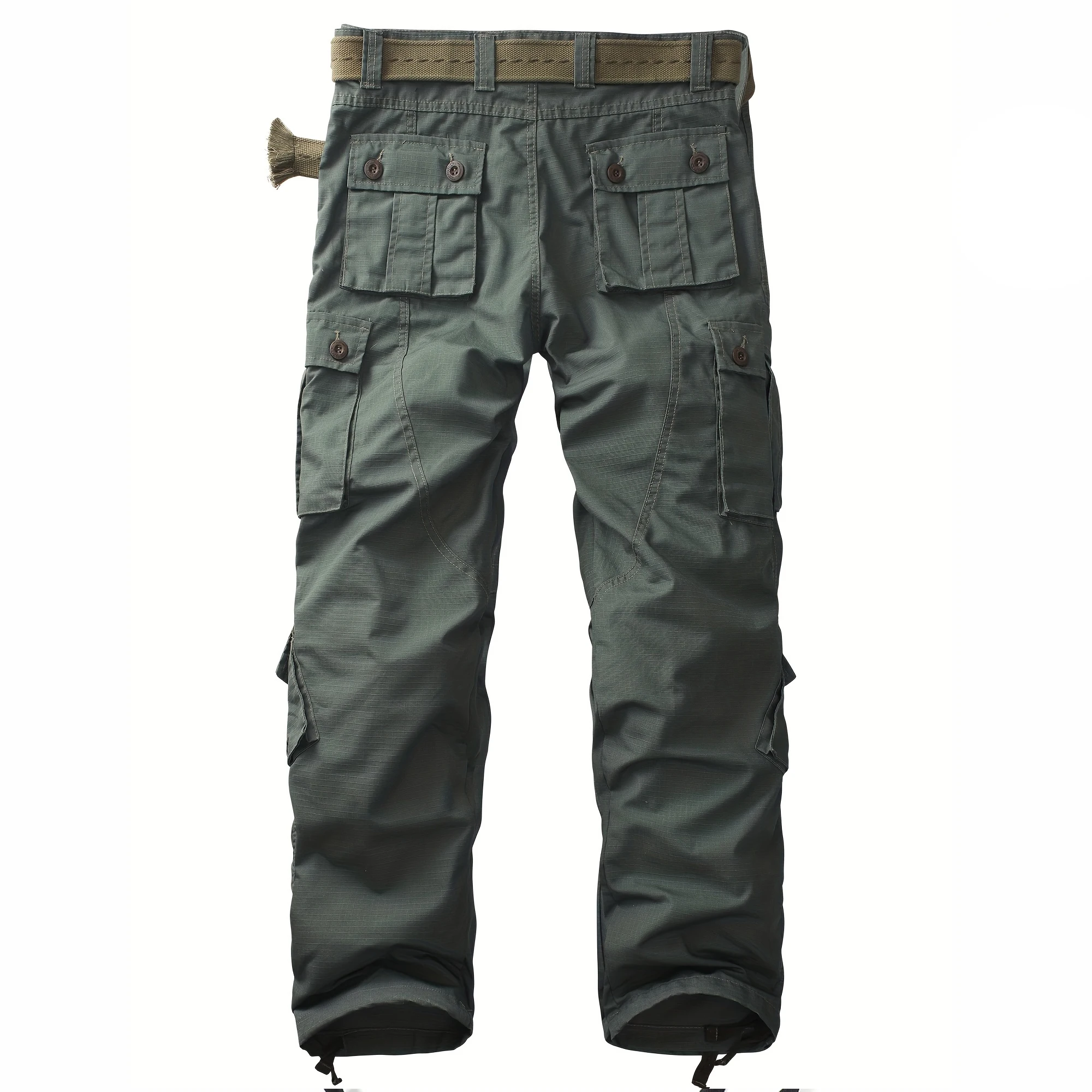 Men Combat Pants With Knee Pads Tactical Cargo Sport Trousers Camouflage Multicam Trekking Hunting Clothes（Not belt） 2