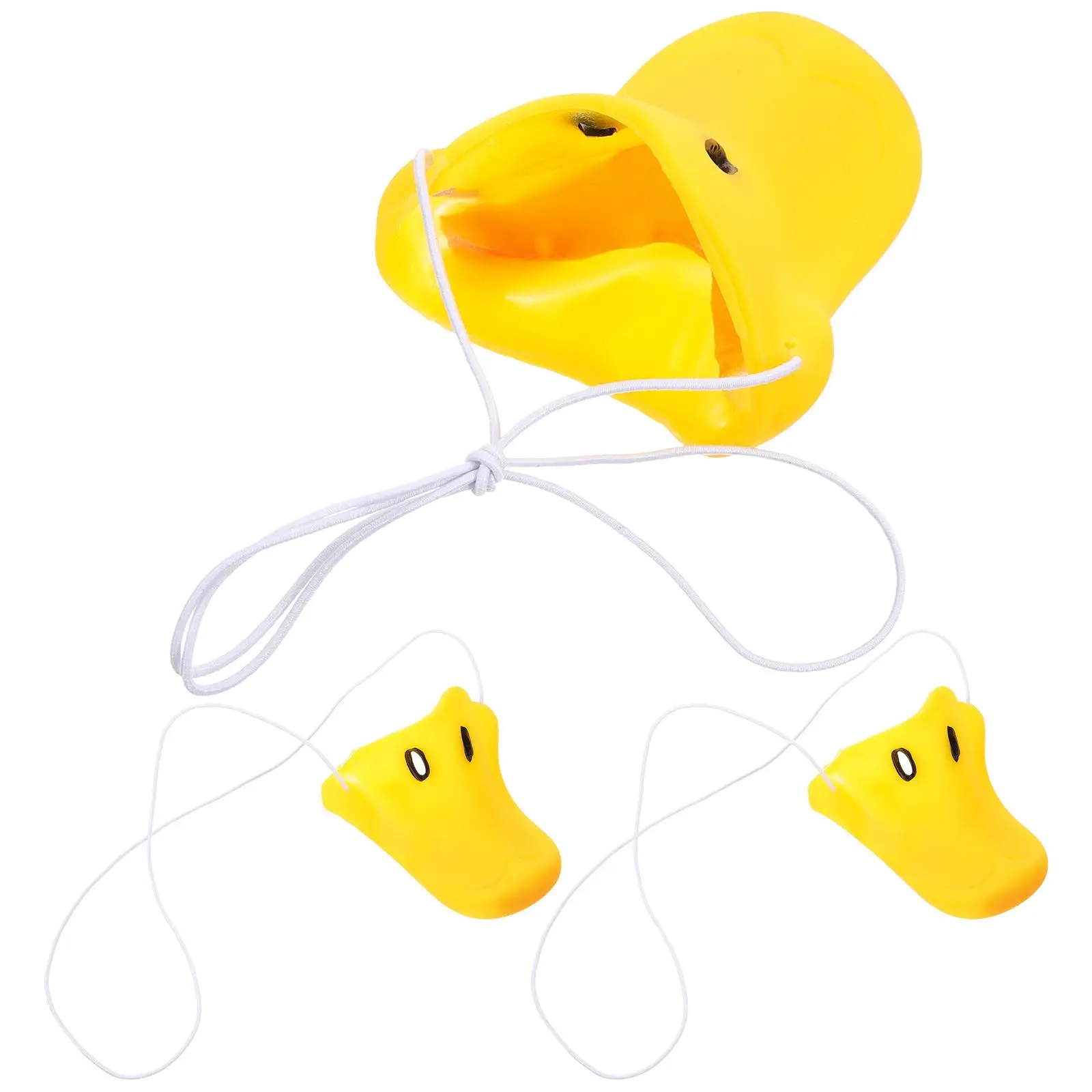3 Pcs Duck Nose Cosplay Toy Mardi Gras Animal Kids Toys Pig Ears Small Portable Carnival Supply Compact Prop Replaceable Tail