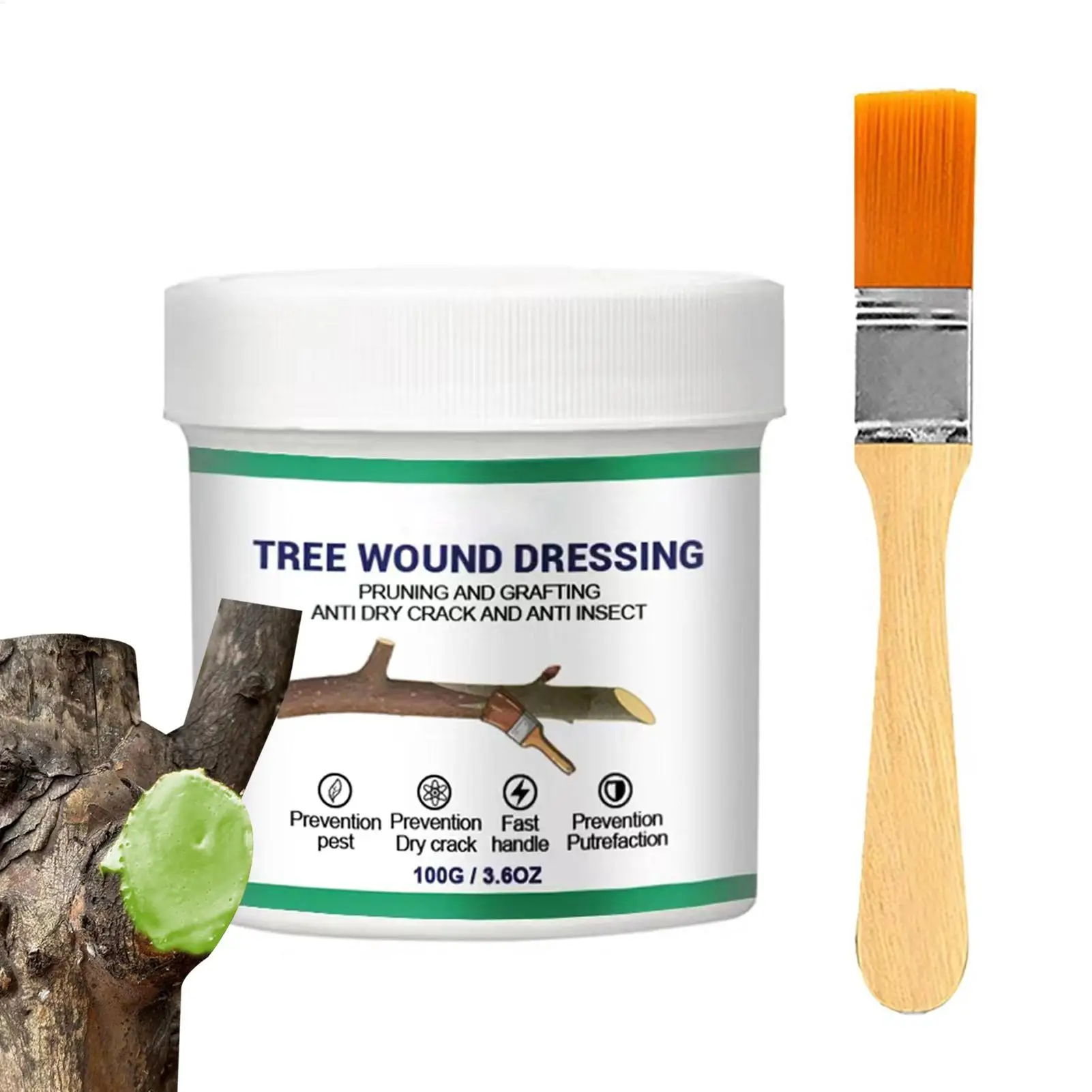 Tree Wound Repair Tree Wound Pruning Sealer & Grafting Plant Grafting Pruning Sealer Bonsai Cut Wound Paste Smear Tree Repair