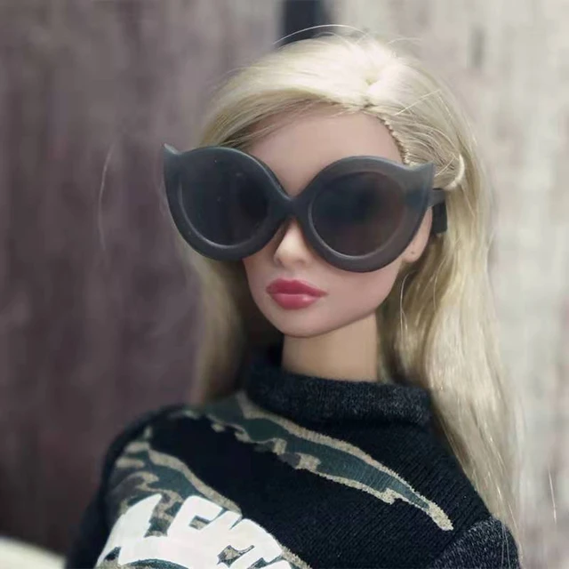 1/6 BJD Doll occhiali da sole in plastica per occhiali Barbie 11.5