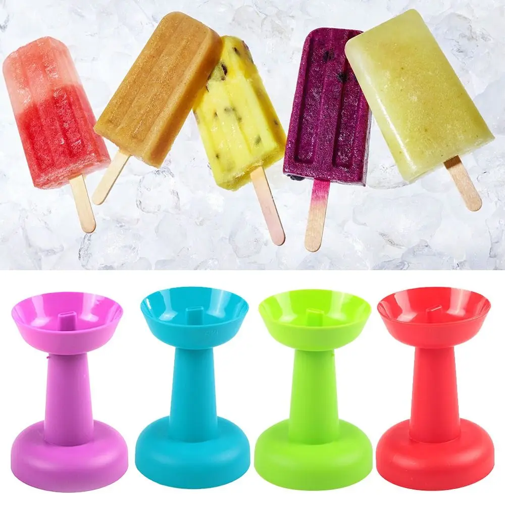 Ice Cream Bracket Anti-flow Ice Pop Guard Popsicle Protectors Anti-drip Tray Drip Proof Popsicle Holder Dirtiness free Freezing popsicle rack