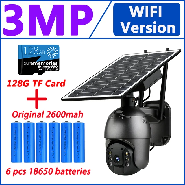 3MP WIFI Battery 128