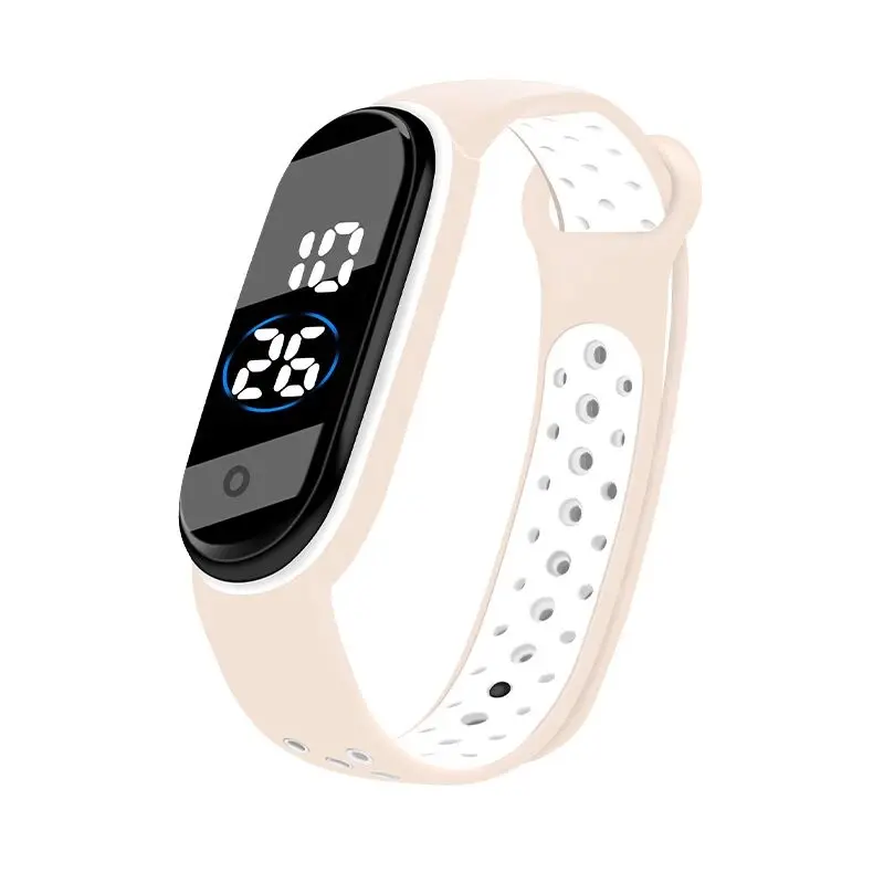 Best Selling Silicone Bracelet Electronic Watch Men's Sports Leisure Waterproof Women's Watch Couple Simple Men Digital Watch 