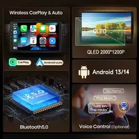 Autoradio Android Auto Player pour Nissan March Micra K12 2002- 2010 sans fil CarPlay lecteur d'écran Intelligent GPS Navigation 5G 6