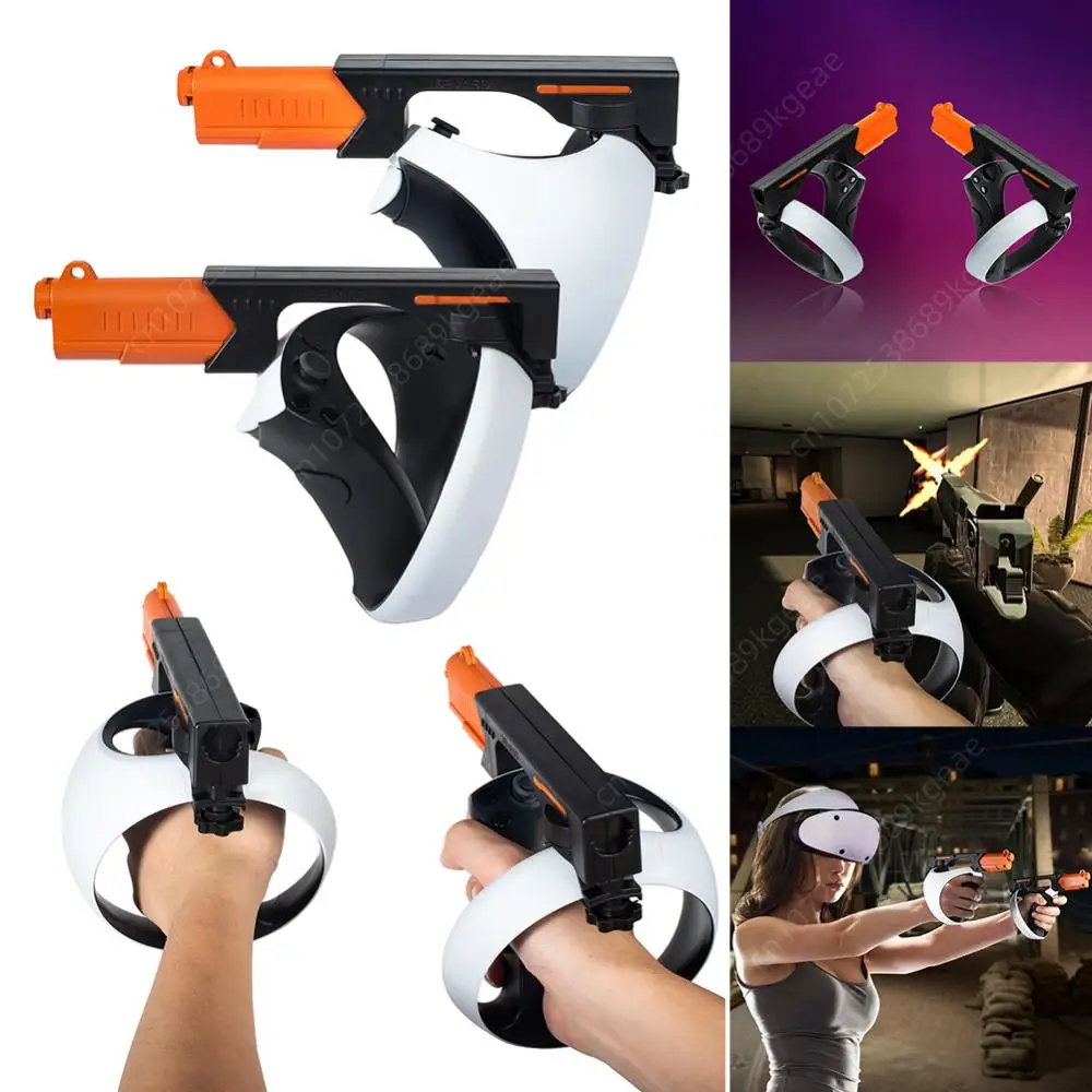 VR shooting Gun Controller for PSVR2 Magnetic VR Controllers