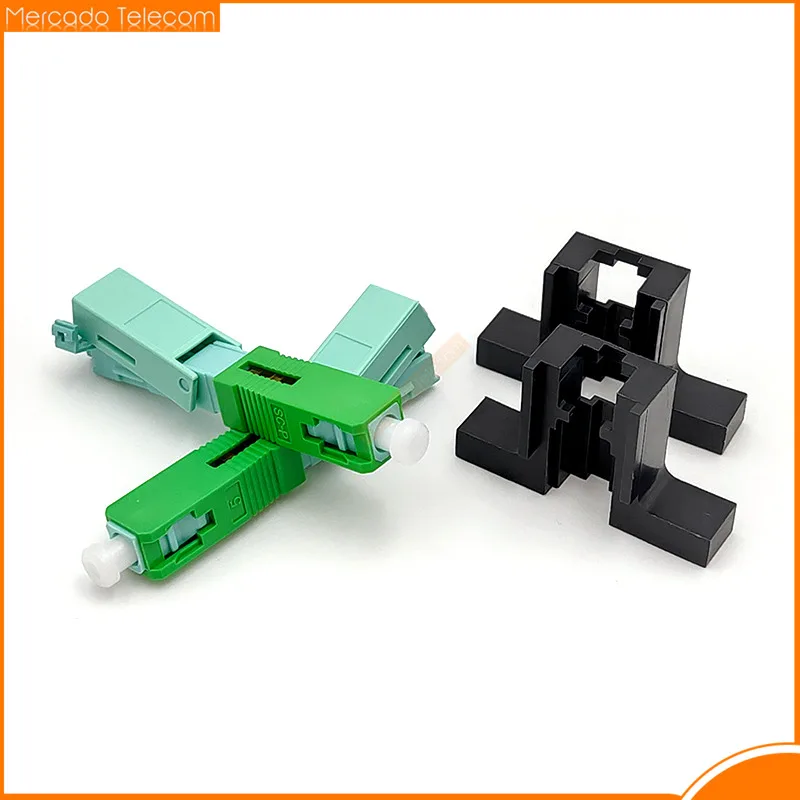 SC APC Fiber Optic Connector FTTH Fiber Optical Fast Connector 53mm Embedded High Quality Fibra Optic Quick Connector SC UPC
