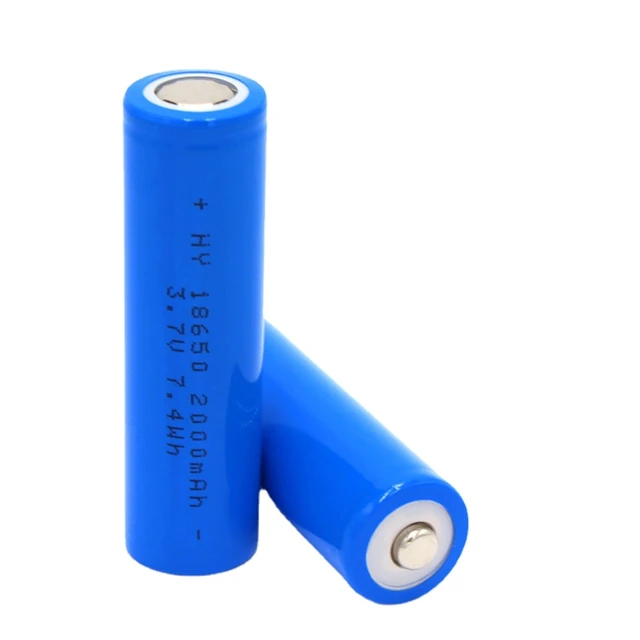 18650 lithium battery 18650 3.7V 2000mAh rechargeable lithium battery,  flashlight, laser pointer batterie 18650 rechargeable