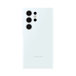 Premium Quality Soft Silicone Case for Samsung Galaxy S24 Ultra - Full Protection Shell & Box Included (White)