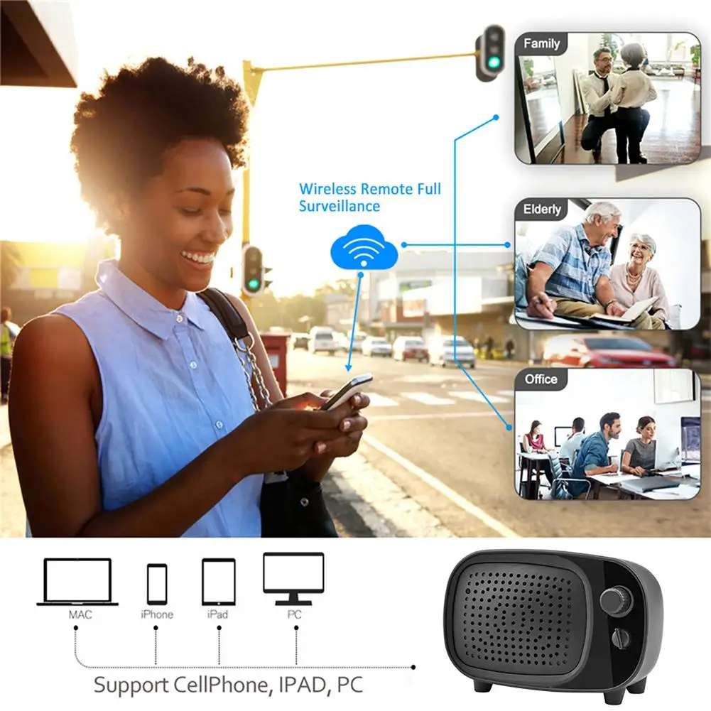 bluetooth speaker hidden camera | Remote Monitoring