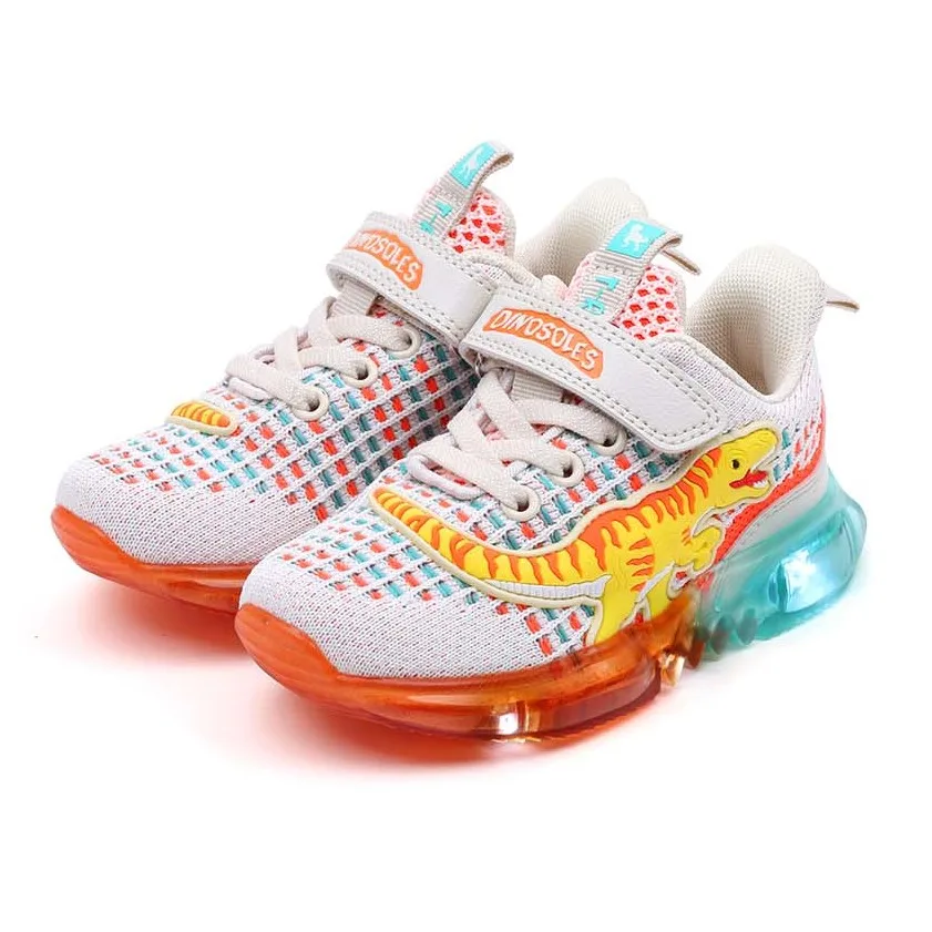Dinosoles 3D T-rex airtank 다채로운 아이 신발-BG 