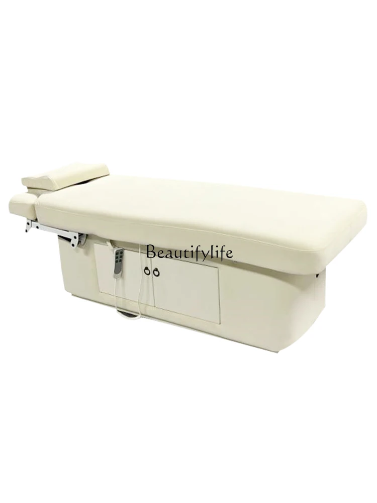 Electric Lift Beauty Care Bed Heating Kneeling Massage Latex Physiotherapy Bed